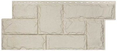 Фасадная панель T-Сайдинг-МАРСЕЛЬ ЭКО-1 Уайт