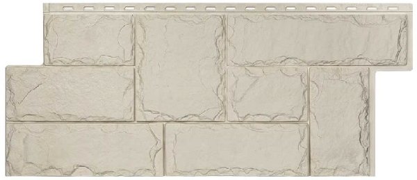 Фасадная панель T-Сайдинг-МАРСЕЛЬ ЭКО-1 Уайт купить в Заводоуковске