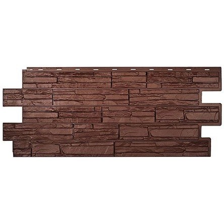 Фасадная панель T-Сайдинг-Альпийская сказка Коричневый купить в Заводоуковске