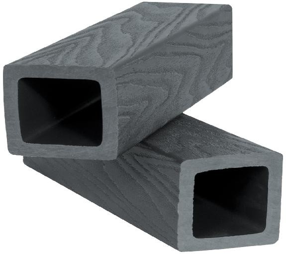 Балясина ДПК Polivan SINGARAJA 3D фактура дерева, черный купить в Заводоуковске