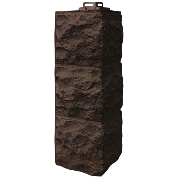 Угол наружный Fineber «Доломит» Тёмно Коричневый купить в Заводоуковске