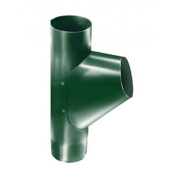 Водосток Grand Line 125x90 – Тройник RAL 6005 купить в Заводоуковске