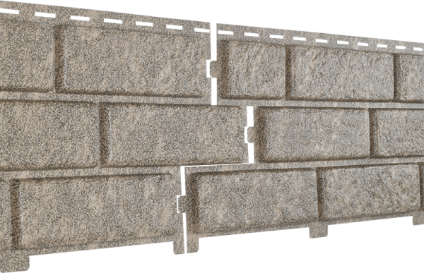 Фасадная панель Ю-Пласт Стоун Хаус Кирпич Бежевый купить в Заводоуковске