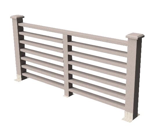 Ограждения декоративное ДПК GRINDERDECO Марсело выбеленый дуб купить в Заводоуковске