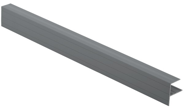 F-профиль Grinder закрывающий серый купить в Заводоуковске