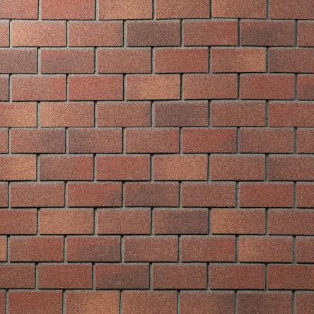 Фасадная плитка битумная, Технониколь HAUBERK кирпич Терракотовый купить в Заводоуковске