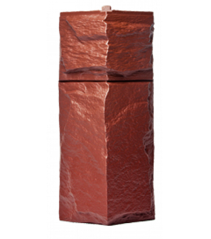 Угол T-Сайдинг-Гранит Леон Красный купить в Заводоуковске