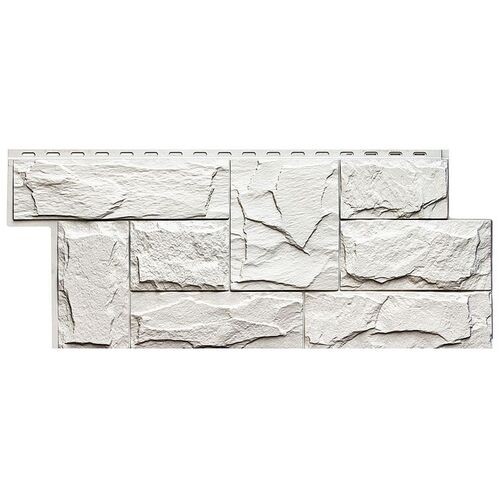 Фасадная панель T-Сайдинг- Гранит Леон ЭКО-1 Уайт купить в Заводоуковске