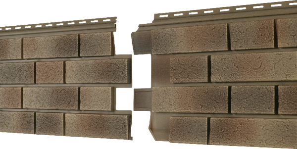 Фасадная панель Ю-пласт Стоун Хаус S-Lock Клинкер Нордик песок купить в Заводоуковске