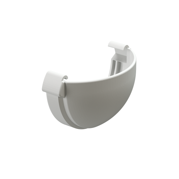 Заглушка желоба Docke Lux ПВХ Пломбир купить в Заводоуковске