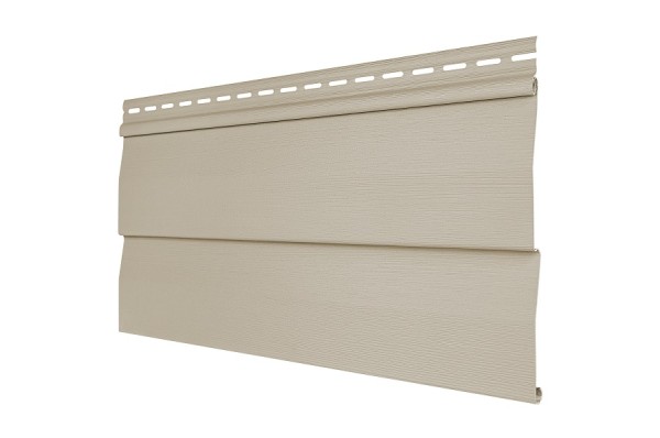 Виниловый сайдинг Tecos - корабельный брус, бежевый  купить в Заводоуковске