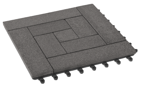 Модульный паркет ДПК GRINDERDECO Люкс 10 Серый базальт купить в Заводоуковске