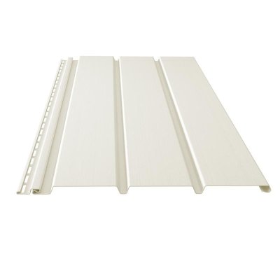 Софит сплошной белый без перфорации