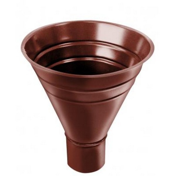 Водосток Grand Line 125x90 –  Воронка водосборная RAL 8004 купить в Заводоуковске