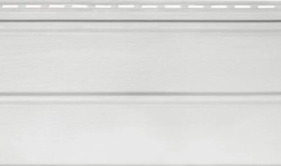 Виниловый сайдинг Альта-брус премиум Светло серый