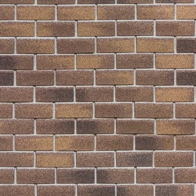 Фасадная плитка битумная, Технониколь HAUBERK кирпич Бельгийский 2 кв.м
