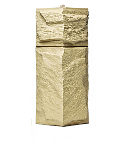 Угол T-Сайдинг-Гранит Леон Желтый купить в Заводоуковске