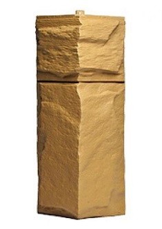 Угол T-Сайдинг-ЭКО-1 Гранит Леон - Крем купить в Заводоуковске