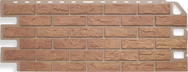 Фасадная панель Цокольный сайдинг Альта-профиль - коллекция "кирпич", кирпич бежевый купить в Заводоуковске