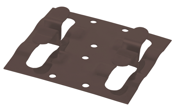 Кляймер рядный Grinder для монтажа наличника коричневый купить в Заводоуковске