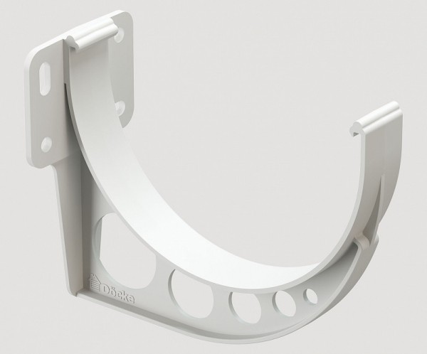 Кронштейн желоба ПВХ Docke STANDART пломбир купить в Заводоуковске