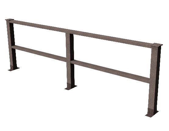 Ограждения декоративное ДПК GRINDERDECO Ковбойская изгородь венге купить в Заводоуковске