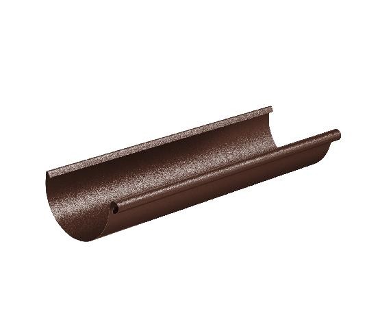 Водосток Aquasistem, Система 125x90 - Желоб водосточный 3 метра RAL 8017 Коричневый matt купить в Заводоуковске