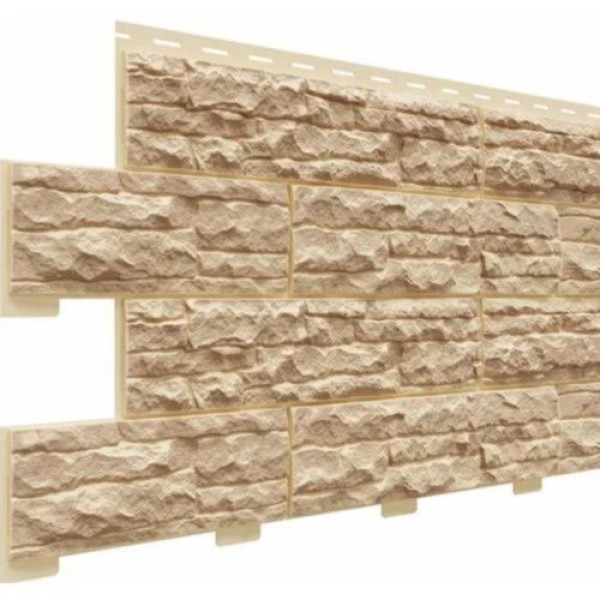 Фасадная панель Доломит Скалистый риф Люкс Карамель купить в Заводоуковске