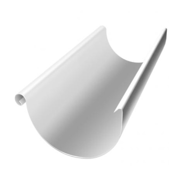 Водосток Grand Line 125x90 – Желоб 3м RAL 9003 купить в Заводоуковске