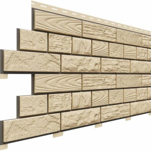 Фасадные панели (Цокольный Сайдинг) Доломит Москва Кремневый купить в Заводоуковске