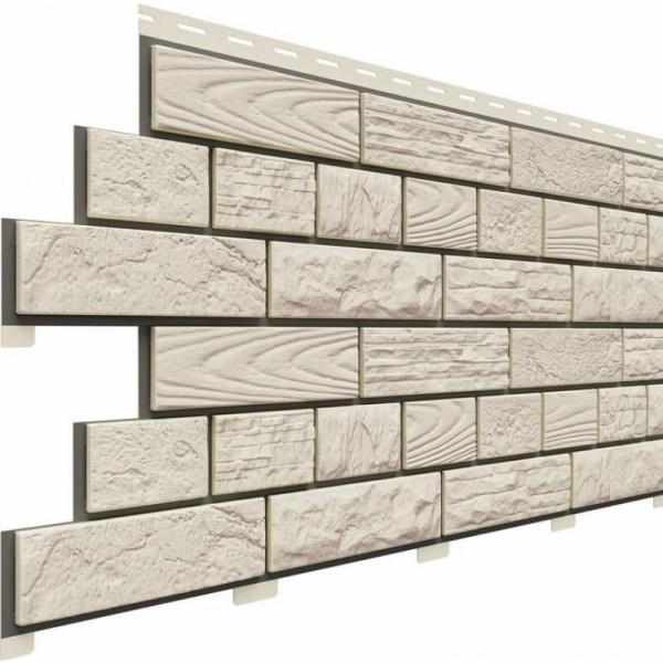 Фасадные панели (Цокольный Сайдинг) Доломит Москва Мраморный купить в Заводоуковске