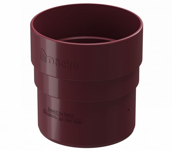 Муфта соединительная ПВХ Docke STANDART красный купить в Заводоуковске