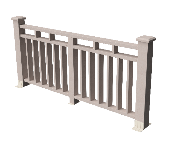 Ограждения декоративное ДПК GRINDERDECO Европа выбеленый дуб купить в Заводоуковске