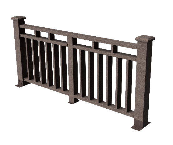 Ограждения декоративное ДПК GRINDERDECO Европа венге купить в Заводоуковске