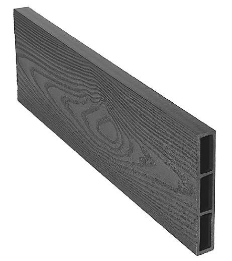 Доска для грядок и клумб из ДПК NauticPrime, 25х150х2950 серый купить в Заводоуковске