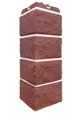 Угол наружный Grand Line Колотый Камень Корица, Шов белый купить в Заводоуковске