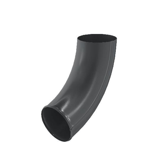 Водосток Aquasistem, система 150/100 - Отвод трубы RAL 7024 Тёмно-серый купить в Заводоуковске