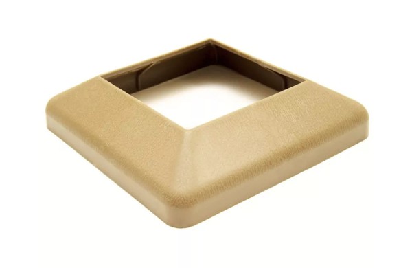 Крышка нижняя ПВХ для столба Deckart 125х125 Орех купить в Заводоуковске