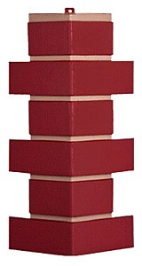 Угол T-Сайдинг - Кирпич Модерн Красный купить в Заводоуковске