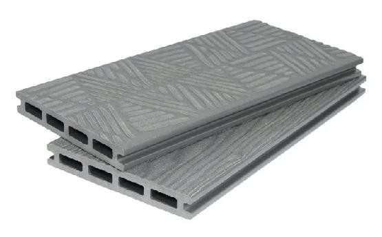 Террасная доска ДПК POLIVAN GROUP 3D+3D NEW пустотелая двухсторонняя DENPASAR Серый купить в Заводоуковске