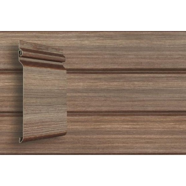 Виниловый сайдинг Grand Line Natural-Брус Tundra - Кедр купить в Заводоуковске