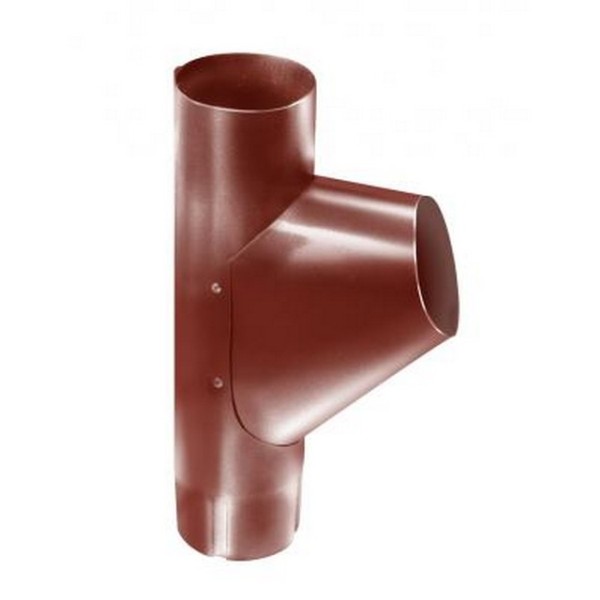 Водосток Grand Line 125x90 – Тройник RAL 8004 купить в Заводоуковске