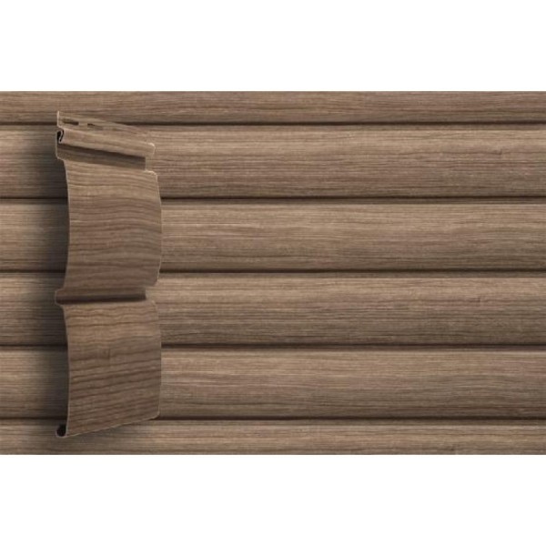 Виниловый сайдинг Grand Line Tundra Блок-хаус - Кедр купить в Заводоуковске