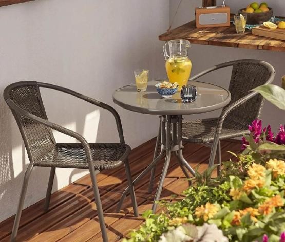 Комплект плетеной мебели AFINA из иск. ротанга Асоль-7 TLH-037B/TLH-060 brown-2pcs купить в Заводоуковске