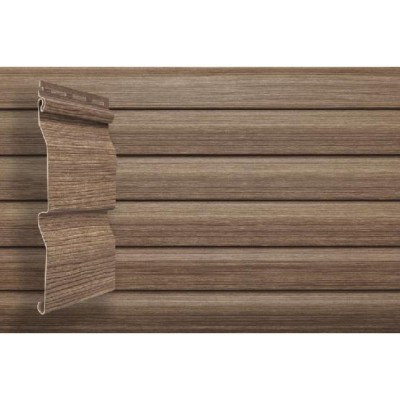 Виниловый сайдинг Grand Line Tundra Корабельная доска 3.00м - Кедр