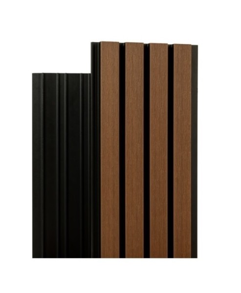 Фасадная реечная панель Ecodecking Скай коэкструзия 200х20х3000 Тик купить в Заводоуковске