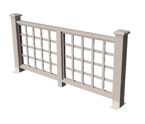 Ограждения декоративное ДПК GRINDERDECO Дувр выбеленый дуб купить в Заводоуковске