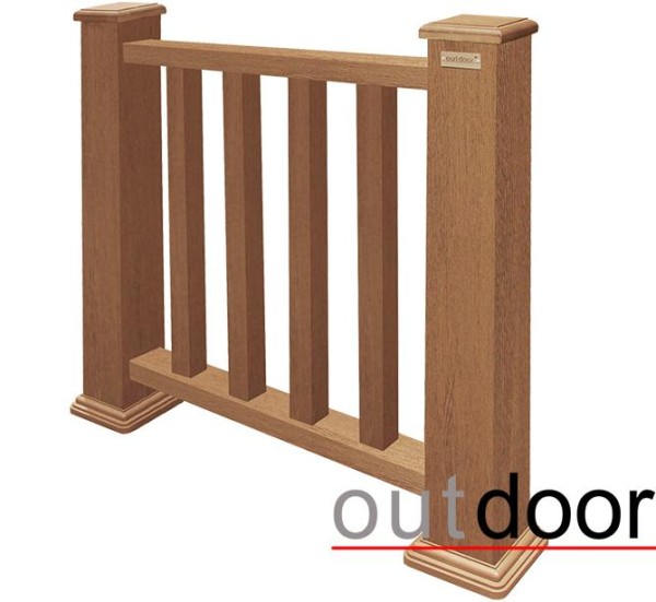 Ограждение из ДПК Outdoor Классик 3D STORM дуб купить в Заводоуковске