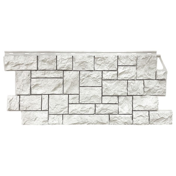 Фасадная панель FineBer, Камень Дикий, Жемчужный купить в Заводоуковске