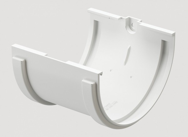 Соединитель желобов ПВХ Docke STANDART пломбир купить в Заводоуковске